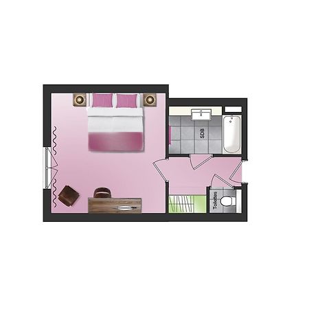 Hotel Les Grillons 탈루아르 객실 사진
